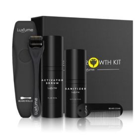 Beard Growth Liquid Beard Care Set | Improve Beard Thickness & Grooming (Option: Black) Beard Growth Liquid Beard Care Set | Improve Beard Thickness & Grooming (Option: Black)